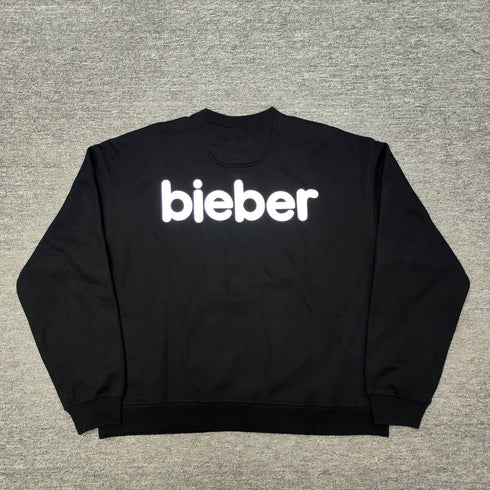 Drew House Sweatshirts Unisex Love Pattern Loose Fleece Crew Neck Sweater