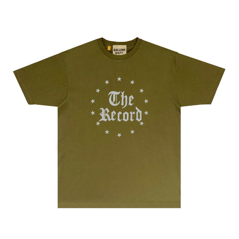 Gallery Dept T Shirt Retro Printed Loose Short-Sleeved Shirt