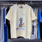 Rhude T-shirts Sailing Printed Cotton Casual Short Sleeves Men and Women