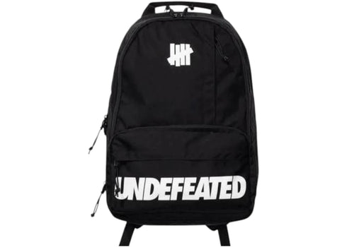 Undefeated Undefeated Nylon Backpack 5 Five Strike Backpack Black/White