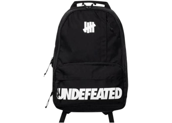 Undefeated Undefeated Nylon Backpack 5 Five Strike Backpack Black/White