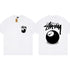 Stussy T-Shirts Loose Casual T-Shirts Same for Men and Women
