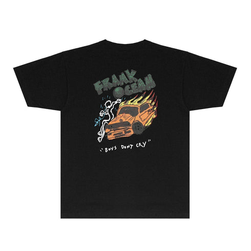 Gallery Dept T Shirt Retro Printed Loose Short-Sleeved Shirt