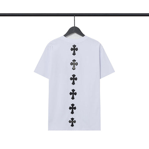 Chrome Heart T Shirts Croix Cross Print Short Sleeve T-Shirt