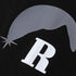 Rhude T-shirts Black Moon Print Loose Casual Short Sleeve Men and Women