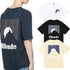 Rhude T-shirts Black Moon Print Loose Casual Short Sleeve Men and Women