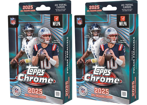 2025 Topps Chrome Football Hanger Box 2x Lot