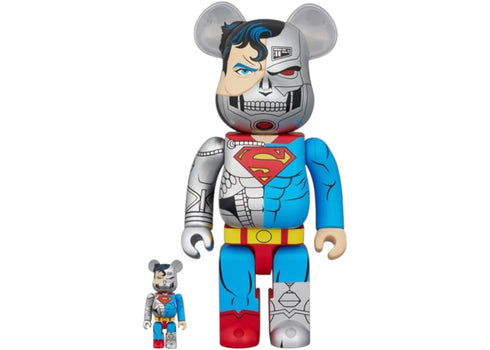 Bearbrick Cyborg Superman 100% & 400% Set
