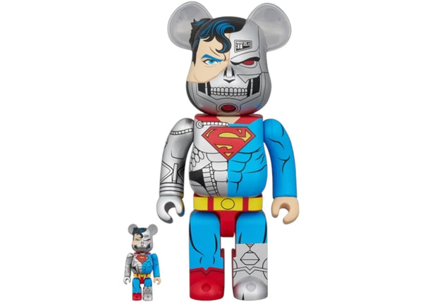 Bearbrick Cyborg Superman 100% & 400% Set