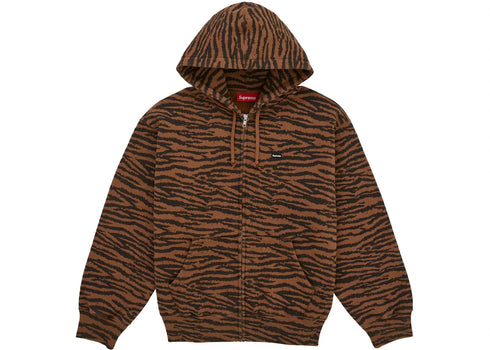 Supreme Small Box Zip Up Sweatshirt (SS26) Tiger