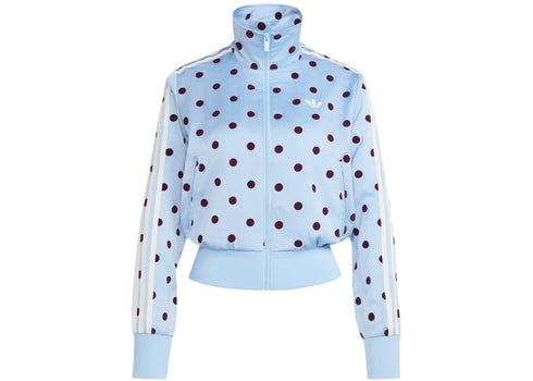 adidas Satin Polka Dots TT Track Jacket Clear Sky