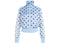 adidas Satin Polka Dots TT Track Jacket Clear Sky