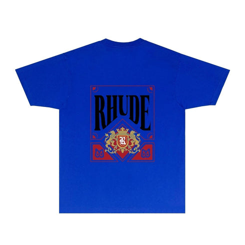 Rhude T-shirts Printed Trendy Pure Cotton