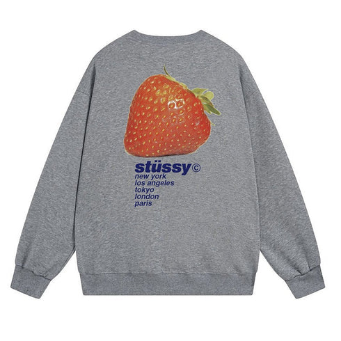 Stussy Sweatshirts Autumn/Winter Fleece Couple Sweatshirts
