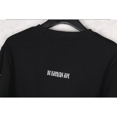Bathing Ape Sweatshirt Autumn and Winter Men's Cotton Printed Long Sleeve round-Neck Pullover