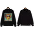 Palm Angels Sweatshirts Painted Mouth Logo Print Long Sleeve Crew Neck Sweater