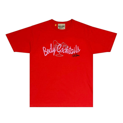 Gallery Dept T Shirt Retro Printed Loose Short-Sleeved Shirt
