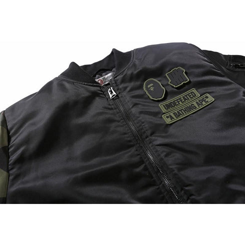 Bathing Ape Coat Autumn and Winter Fashion Brand Camouflage Sleeve Thickened Men's Casual Cotton-Padded Clothes Coat