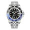 Seiko Mod GMT Batman Black Blue