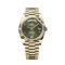 Seiko Mod Daydate | Gold Olive Green