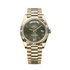 Seiko Mod Daydate | Gold Olive Green
