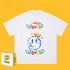 Drew T-shirts Short Sleeve T-shirt Smiley Face Letter Print