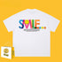 Drew T-shirts Smiley Face Letter Print Short-Sleeve
