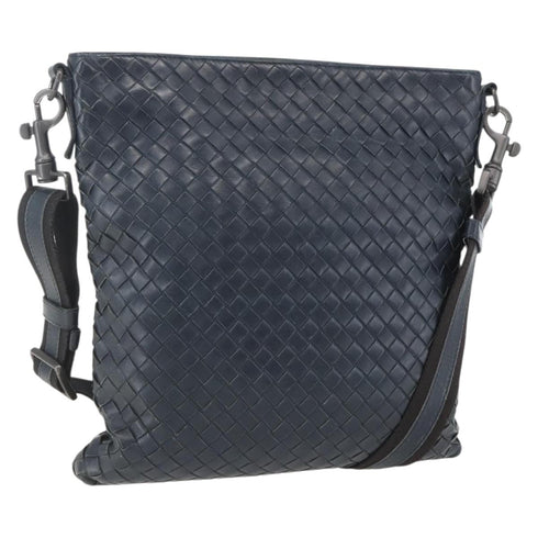 Flat Messenger Bag Intrecciato Nappa Medium