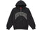 Supreme Cracked Raglan Zip Up Hooded Sweatshirt Black