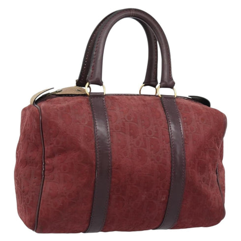 Vintage Trotter Boston Bag Diorissimo Canvas Small