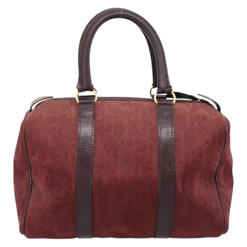 Vintage Trotter Boston Bag Diorissimo Canvas Small