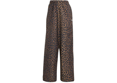 adidas Women's Leopard Firebird Oversized Track Tracksuit Bottoms Multicolor