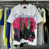 Godspeed T-shirts Western Skull Denim Cactus Print Cotton Casual Short Sleeve Men and Women