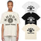 Rhude T-shirts French Cote d'Azur Printed Cotton Casual Short Sleeves Men and Women