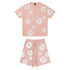Denim Tears Outfit:T-shirt/Shorts (Separate Purchase Options) Puff Print Short Sleeve T-shirt Loose Couple Shorts Suit