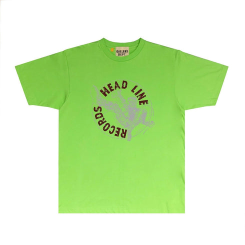 Gallery Dept T Shirt Retro Printed Loose Short-Sleeved Shirt