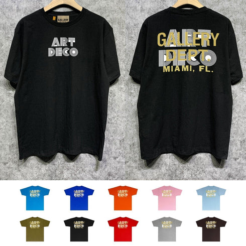 Gallery Dept T Shirt Retro Printed Loose Short-Sleeved Shirt (part2)