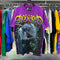 Godspeed T-shirts Biochemical Skull Poppy Print Cotton Casual Short Sleeve Men and Women