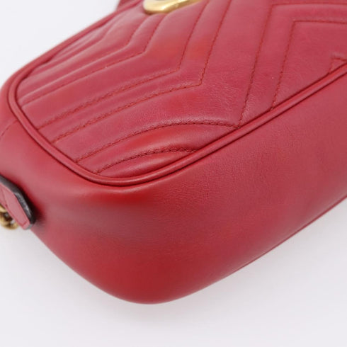 GG Marmont Shoulder Bag Matelasse Leather Small