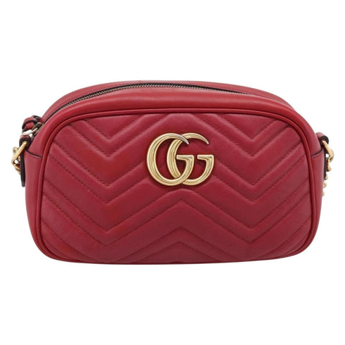 GG Marmont Shoulder Bag Matelasse Leather Small