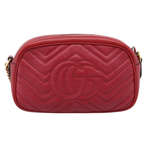 GG Marmont Shoulder Bag Matelasse Leather Small