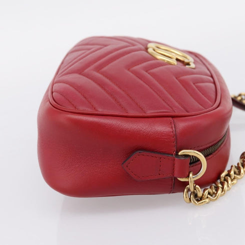 GG Marmont Shoulder Bag Matelasse Leather Small