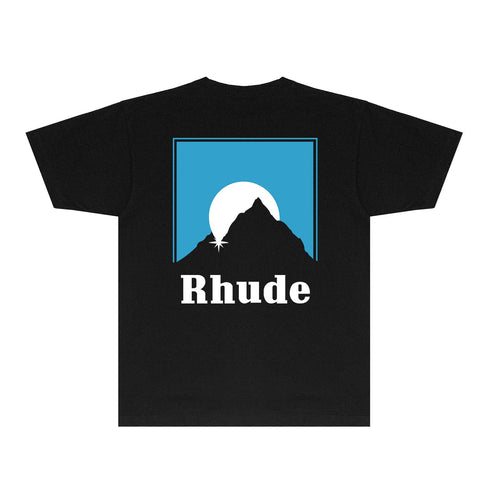 Rhude T-shirts Printed Trendy Pure Cotton