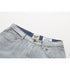 Gallery Dept Jeans leather label embroidery water ripple gradual change wash jeans