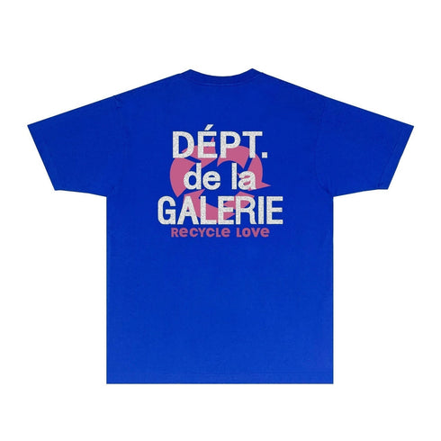 Gallery Dept T Shirt Retro Printed Loose Short-Sleeved Shirt