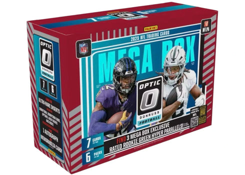 2025 Panini Donruss Optic Football Mega Box (Green Hyper)