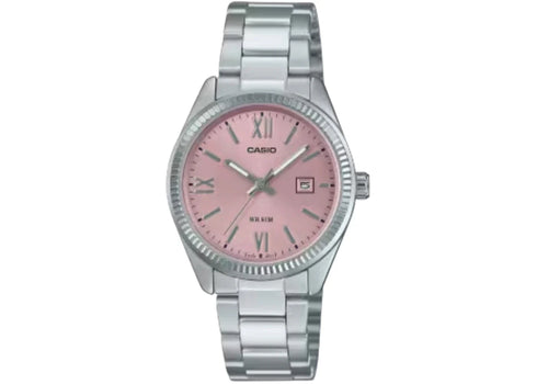 Casio Women’s Stainless Steel Analog Watch Pink Dial LTP-1302DD-4A1VDF