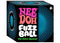 NeeDoh Fuzzball The Velvet Squeeze Squishy Fidget Toy Blue