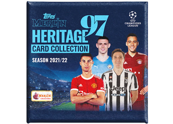 2021-22 Topps Merlin 97 Heritage UEFA Champions League Soccer Hobby Box