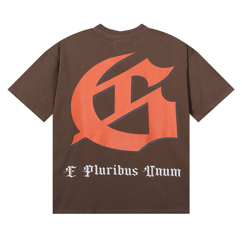 Godspeed T-shirts Road Supercar Printed Cotton Casual Short Sleeve Men and Women